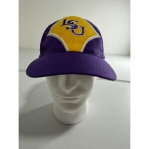 Vintage LSU starter Strapback Hat Purple and Gold